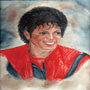 Michael Jackson Portrait Arts by Nicole Wang