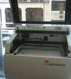  A laser engraving machine