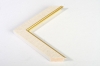 1 1/4 inch Natural Fabric liner w/Gold Lip