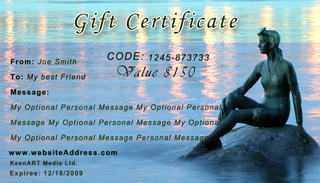 Vancouver Fine ART Gift Certificates & Gift Cards
