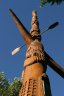 Granville Island Park Totems, Canada Stock Photographs