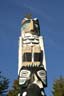 Burnaby Mountain Park Totems, Canada Stock Photos