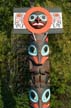 Totem Poles, Canada Stock Photographs