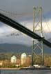 Lions Gate Bridge, Canada Stock Photographs