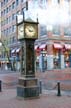 Gastown Steam Clock, Canada Stock Photographs