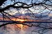 Fall Sunset At English Bay, Canada Stock Photographs