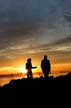 Sunset Walking, Canada Stock Photographs