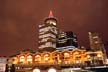 Harbour Center At Night, Canada Stock Photographs