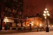 Gastown At Winter Downtown Night, Canada Stock Photographs