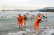 Jan 1st 2004 - The Polar Bear Swim Event At English Bay, Canada Stock Photographs