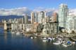 False Creek Seen From Granville Bridge, Canada Stock Photographs