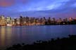 Downtown At Winter Night, Canada Stock Photographs