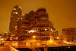 Winter Night Downtown, Canada Stock Photographs