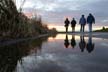 English Bay Beach Winter, Canada Stock Photographs