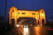 Burrard Bridge Winter Night, Canada Stock Photographs