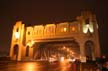 Burrard Bridge Winter Night, Canada Stock Photographs