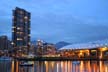 Yaletown Skyline Night Shots, Canada Stock Photographs