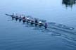 Kayaking False Creek, Canada Stock Photographs