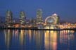 Science World Winter Night, Canada Stock Photographs