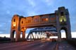 Burrard Bridge Night, Canada Stock Photographs