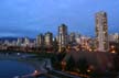 West End View From Burrard Bridge, Canada Stock Photographs