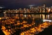 False Creek Boats At Night, Canada Stock Photographs