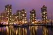 Yaletown Night, Canada Stock Photographs