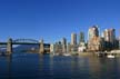 Burrard Bridge False Creek, Canada Stock Photographs