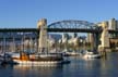 Burrard Bridge False Creek, Canada Stock Photographs