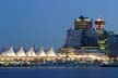 Canada Place At Night, Downtown Vancouver