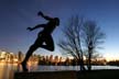 Harry Jerome Statue, Canada Stock Photographs