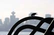 Douglas Senft's Metal Cathedral Sculpture, Waterfront Park North Vancouver