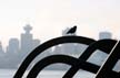 Douglas Senft's Metal Cathedral Sculpture, Waterfront Park North Vancouver