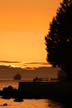 English Bay Sunset, Canada Stock Photographs