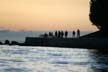 English Bay Sunset, Canada Stock Photographs