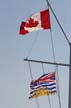 B.C. Flag, Canada Stock Photos
