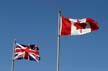 UK Flag, Canada Stock Photos