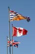 B.C. Flag, Canada Stock Photos