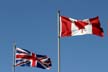 UK Flag, Canada Stock Photos