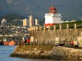 Brockton Point Lighthouse, Canada Stock Photographs