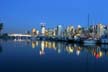 Coal Harbour At Night, Downtown Vancouver