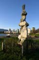 The Inukshuk Constructed Originally By Alvin Kanak Of Rankin Inlet, English Bay Beach