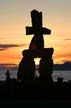 The Inukshuk Constructed By Alvin Kanak, English Bay Beach