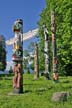 Totem Poles, Canada Stock Photos