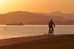 English Bay Sunset, Canada Stock Photos