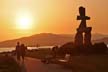 The Inukshuk Constructed By Alvin Kanak, The Ancient Symbol Of Inuit Culture