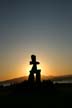 The Inukshuk Constructed Originally By Alvin Kanak Of Rankin Inlet, English Bay Beach