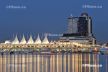 Canada Place At Night, Downtown Vancouver