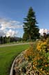 Burnaby Mountain Park Carved Poles, Canada Stock Photos