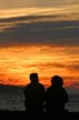 English Bay Sunset, Canada Stock Photos